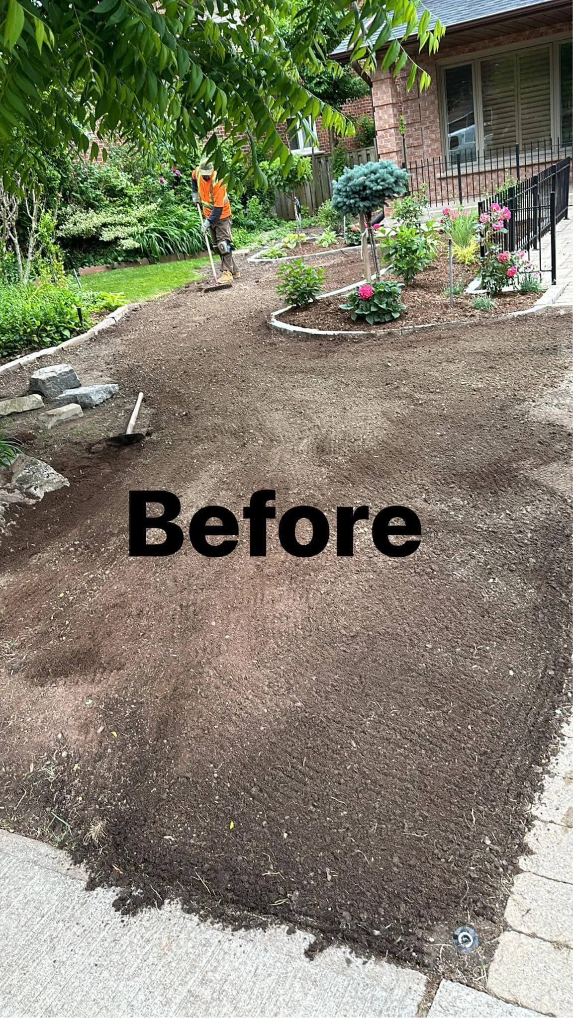 Power washing driveway and patio in Mississauga